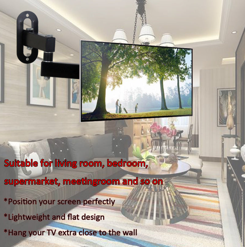 Wall Mount LCD TV Telescopic Rotating Wall Mount 12-26 Inch Universal