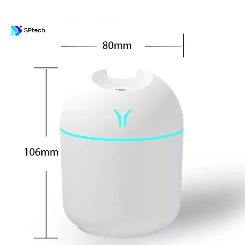 250ML Mini Aroma Oil Diffuser USB Essential Oil Atomizer Electric Air Humidifier with LED Night Lamp for Home Car